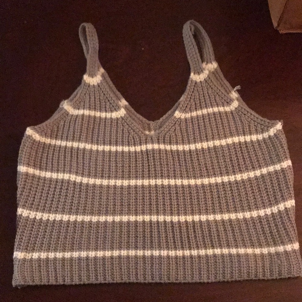 Knit crop top